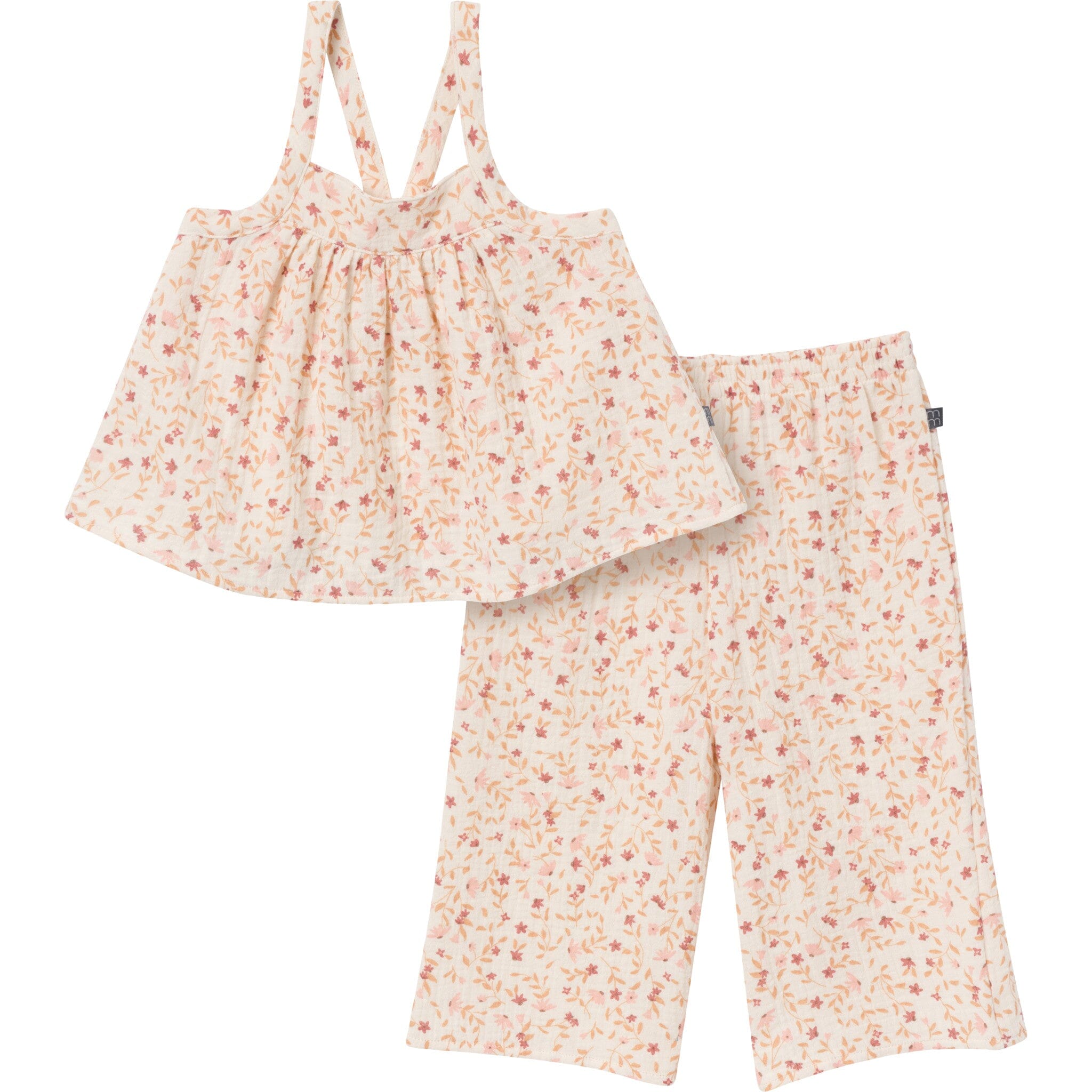 Mommy & Me Vine Floral Top & Cropped Pant Bundle - Image 7