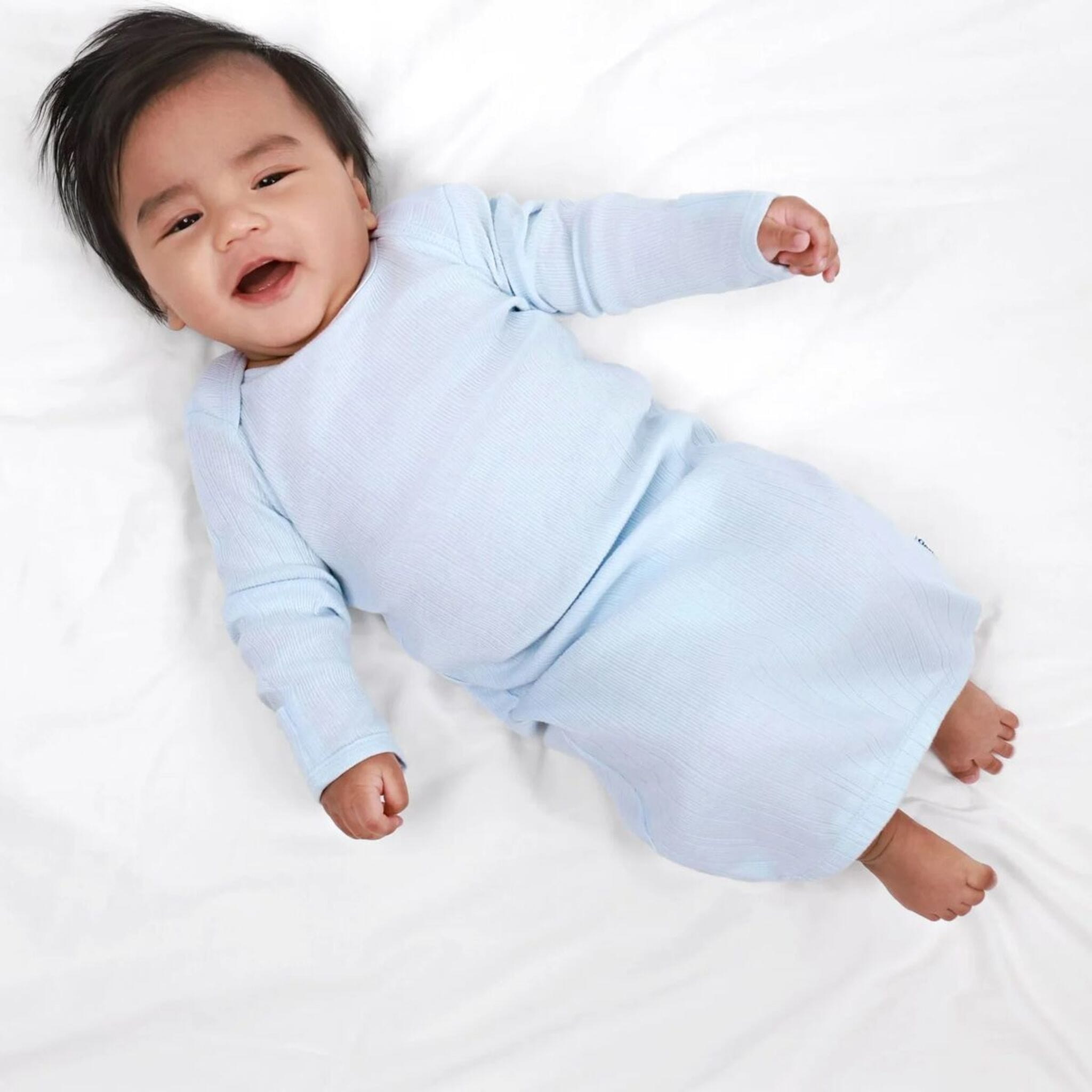 3-Pack Baby Boys Blues Lap Shoulder Gowns - Image 2
