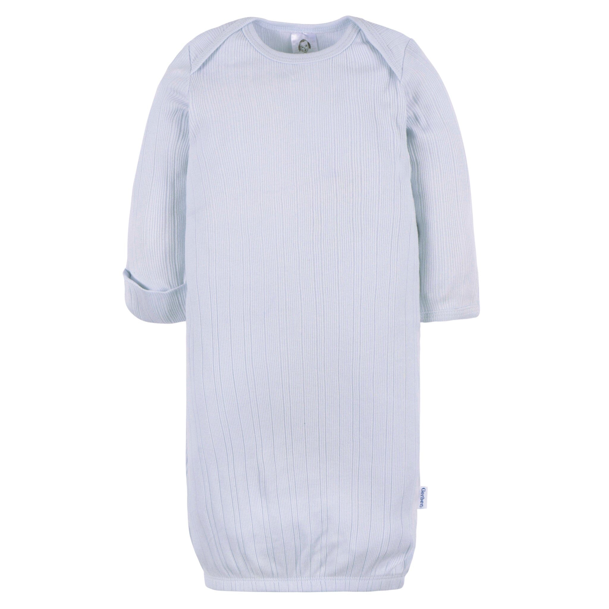 3-Pack Baby Boys Blues Lap Shoulder Gowns - Image 4