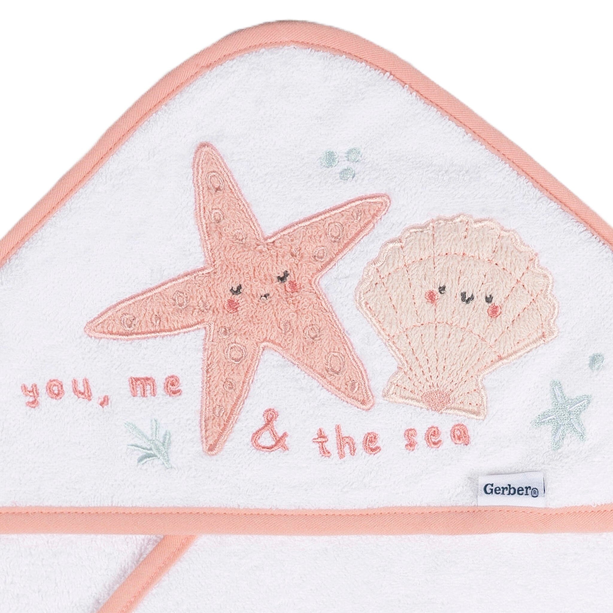 Baby Girls She Sells Sea Shells Hooded Towel - Image 4