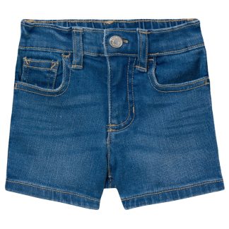Infant & Toddler Neutral Light Wash Denim Shorts