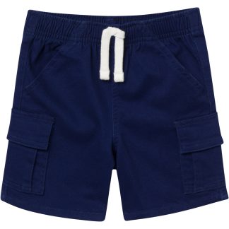 Infant & Toddler Boys Navy Twill Cargo Shorts