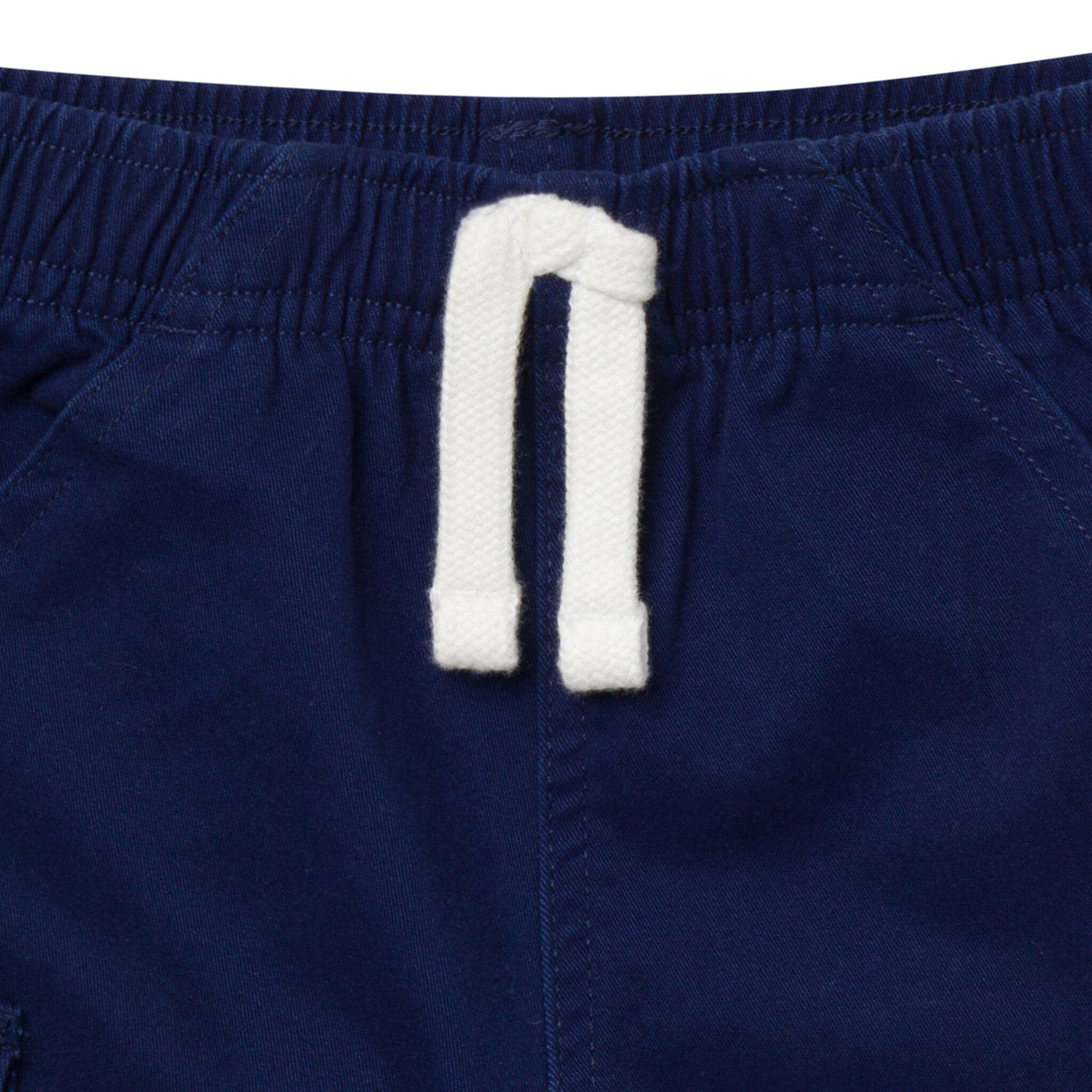 Infant & Toddler Boys Navy Twill Cargo Shorts - Image 2