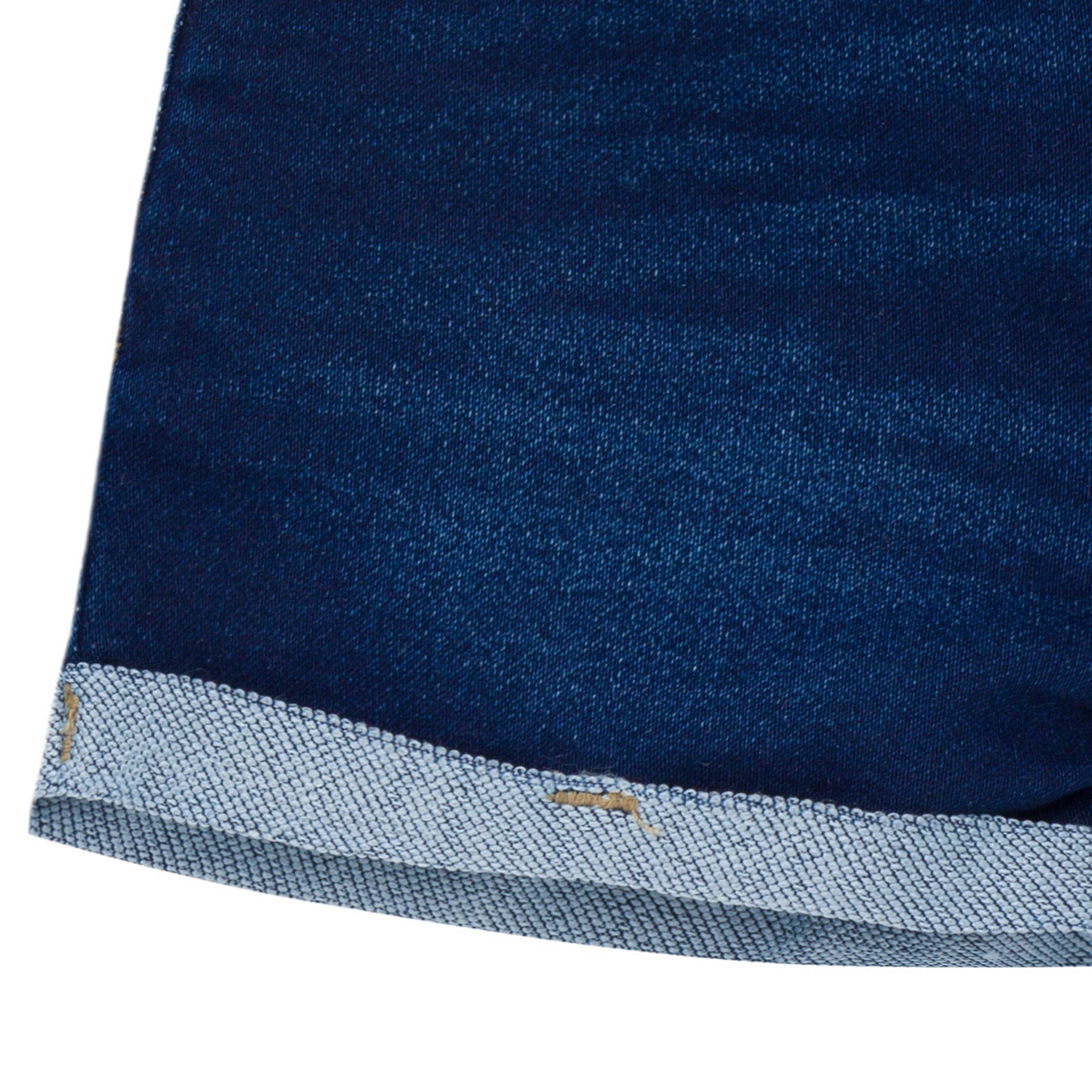 Baby & Toddler Neutral Dark Wash Cuffed Denim Shorts - Image 3