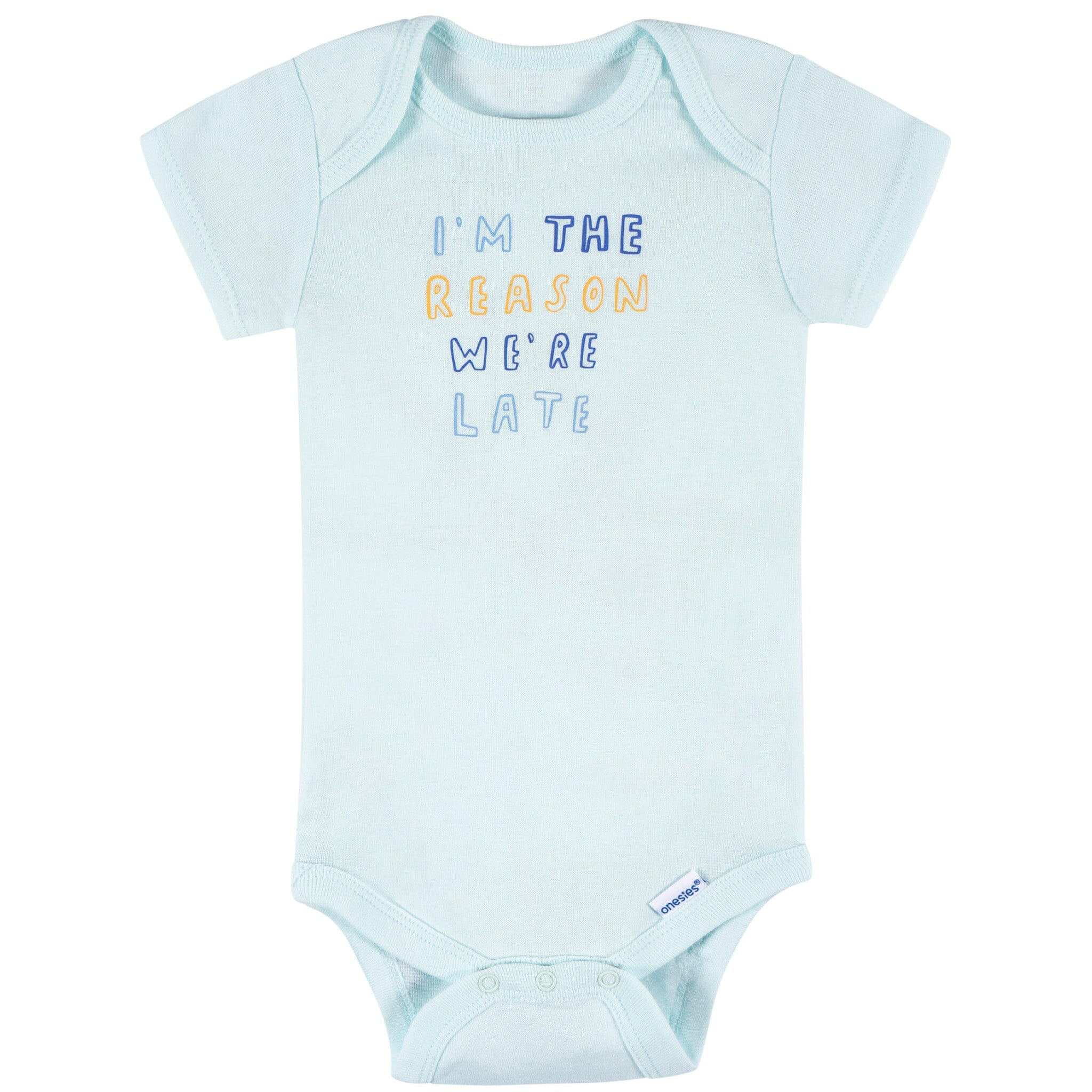 8-Pack Baby Boys Fun First Short Sleeve Onesies® Bodysuits - Image 7