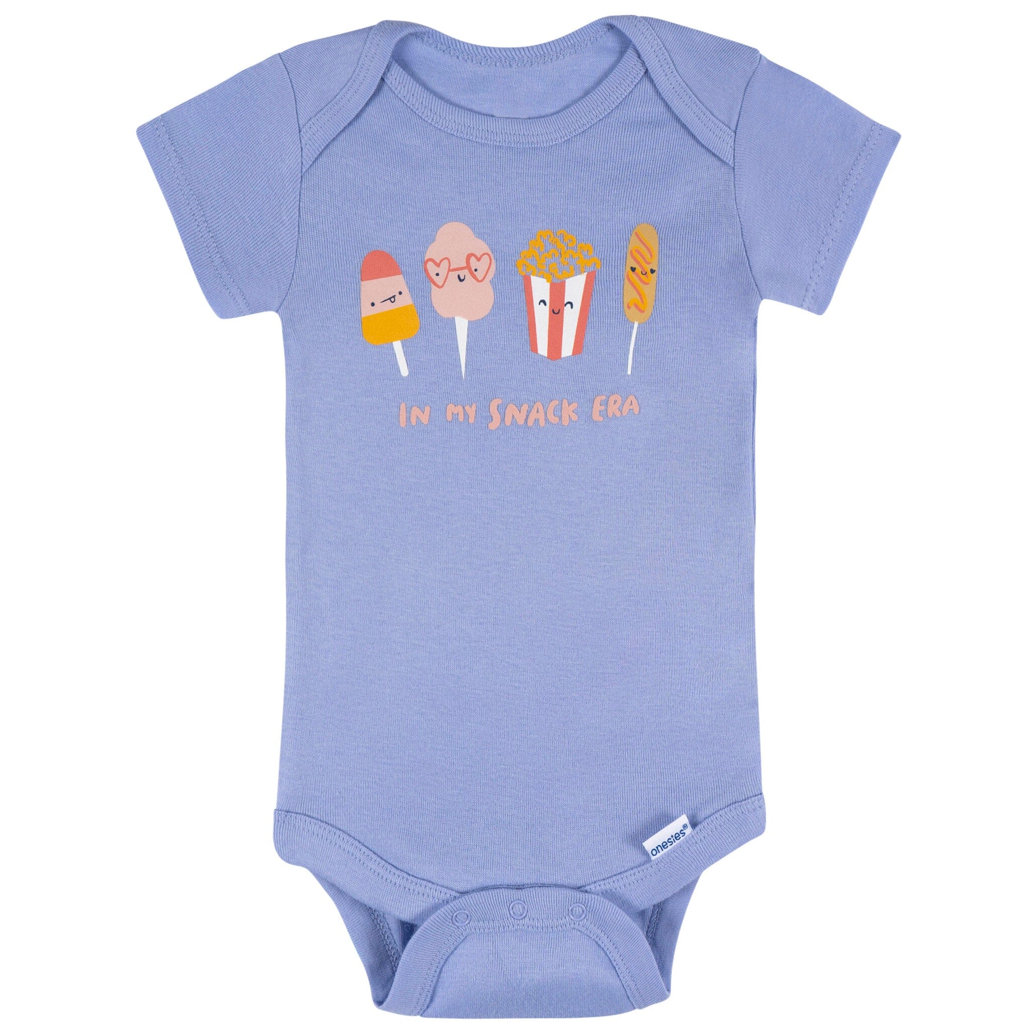 8-Pack Baby Girls Cool Snacks Short Sleeve Onesies® Bodysuits - Image 9