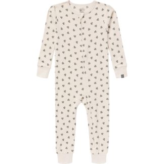 Baby & Toddler Neutral Beige Shamrock Snug Fitting Footless Hacci Pajamas