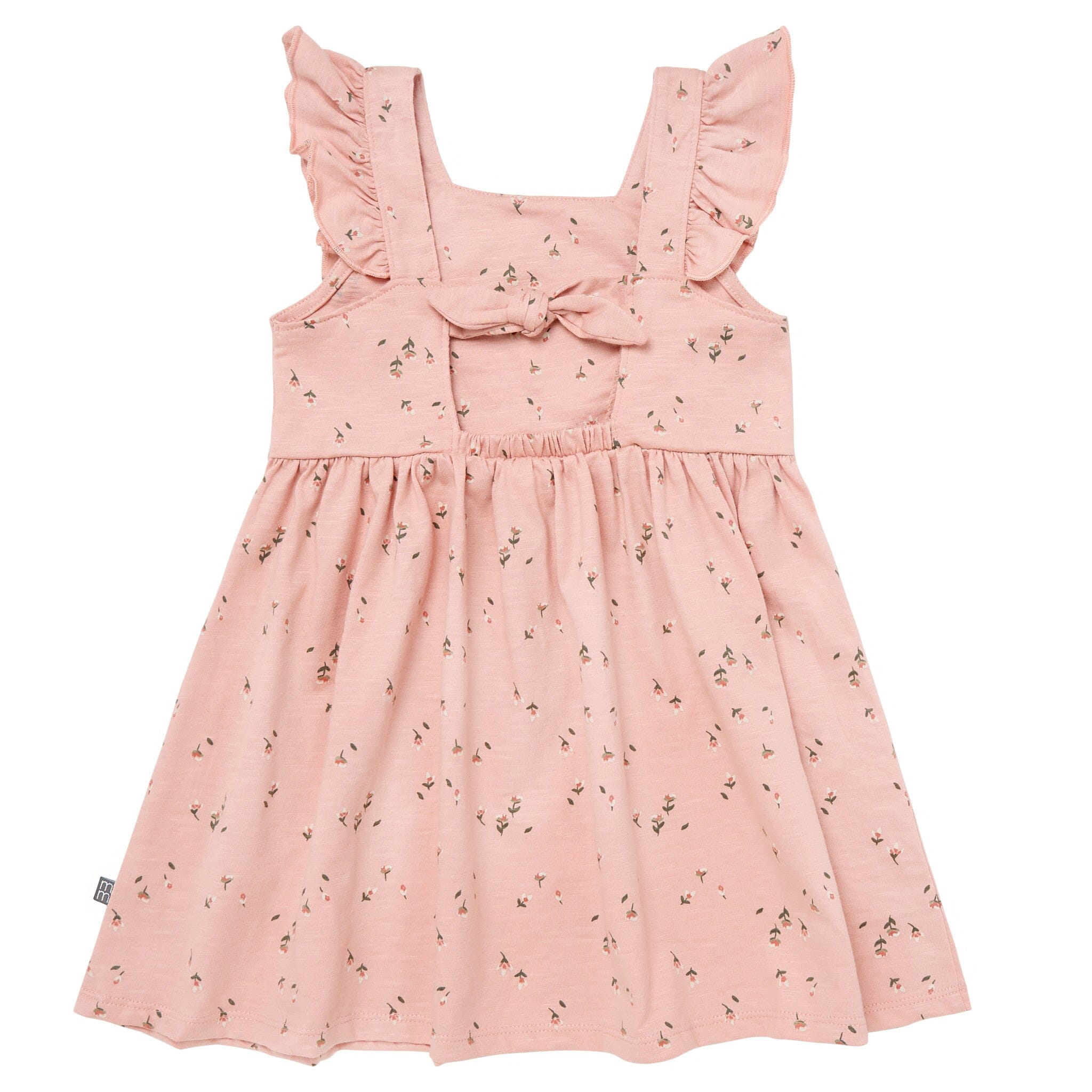 Infant & Toddler Girls Rose Tulips Bow Back Dress - Image 7