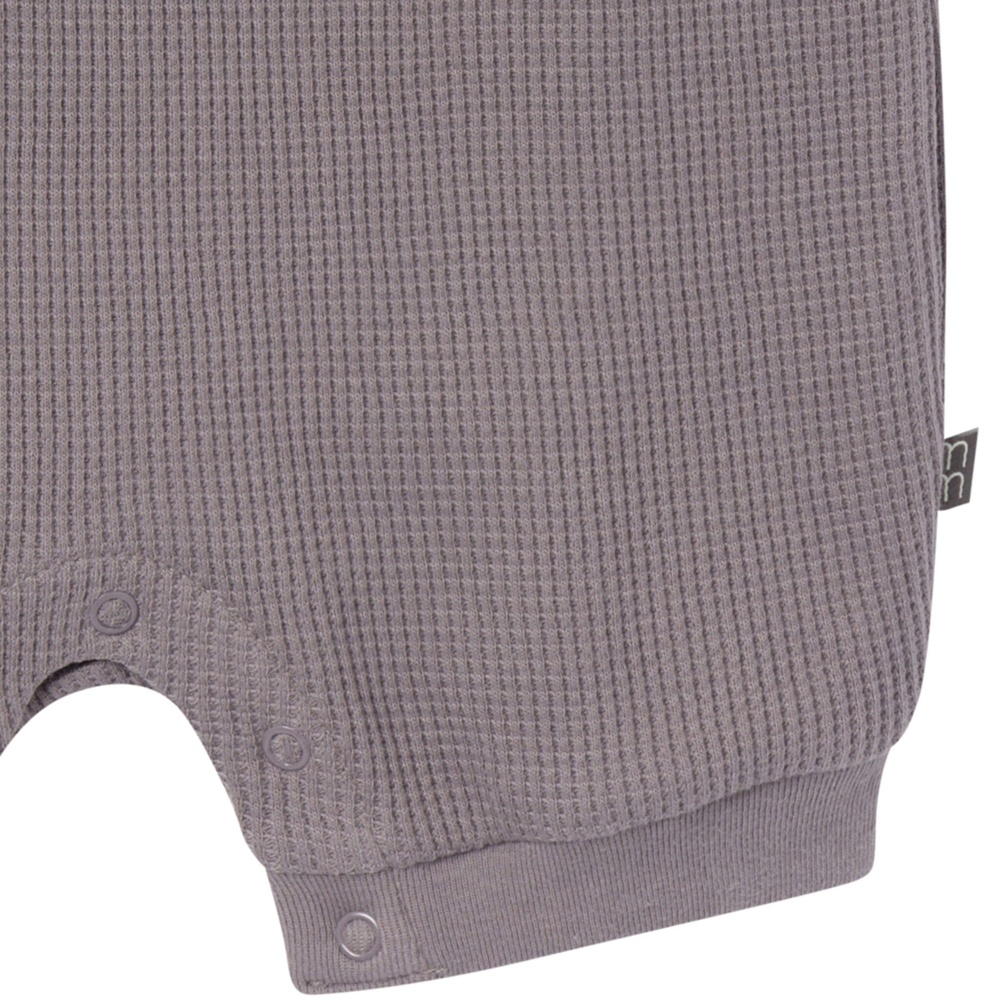 Baby Boys Medium Grey Sleeveless Romper - Image 4