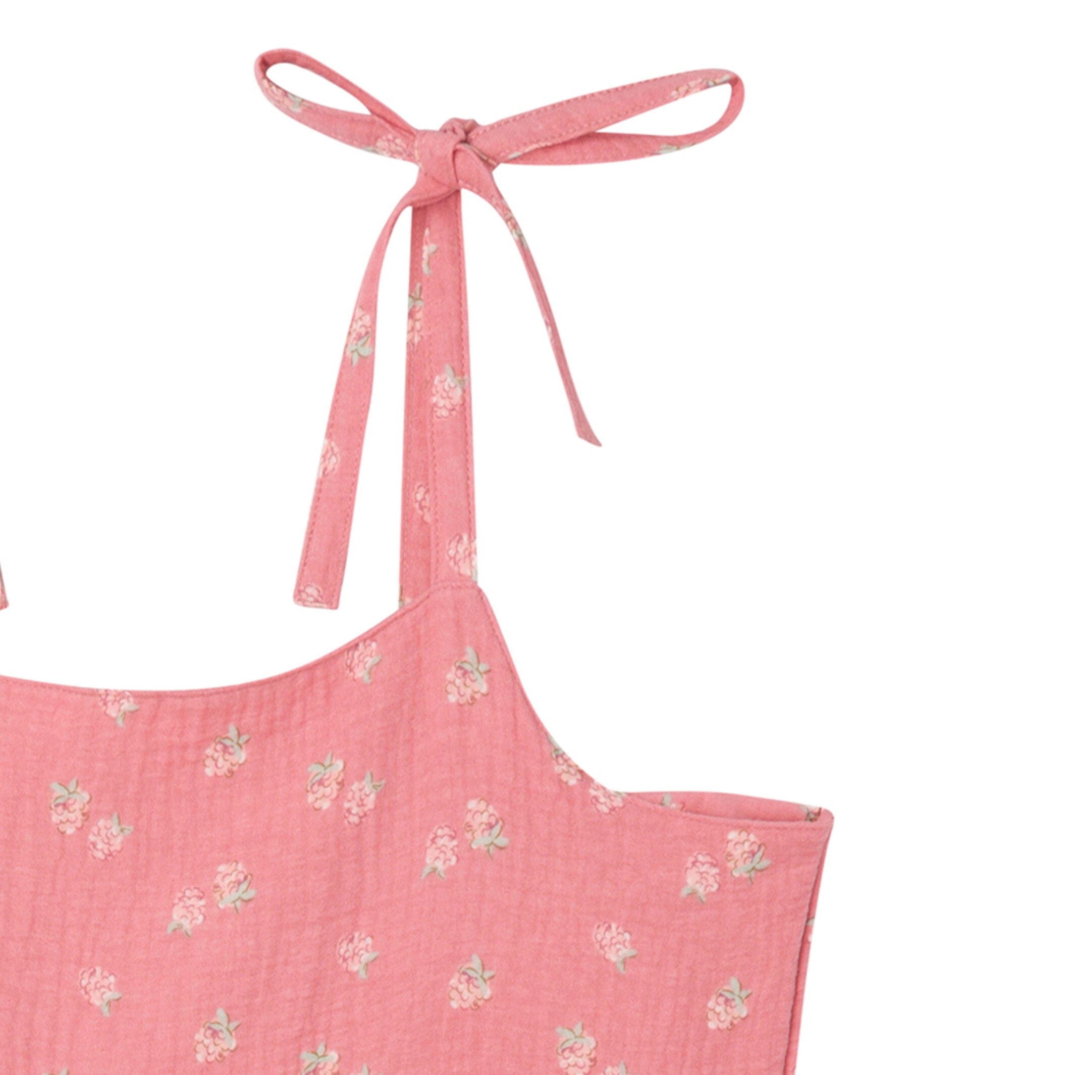 Mommy & Me Pink Raspberries Gauze Dresses Bundle - Image 6